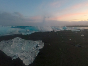 Jökulsárlón diamond beach